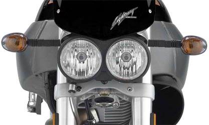 Buell Motorcycle with Double Headlights